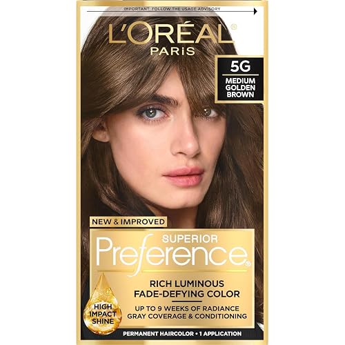 L’Oreal ParisSuperior Preference - 5G Medium Golden Brown (Warmer) 1 Each Beauty & Personal Care L'Oreal Paris