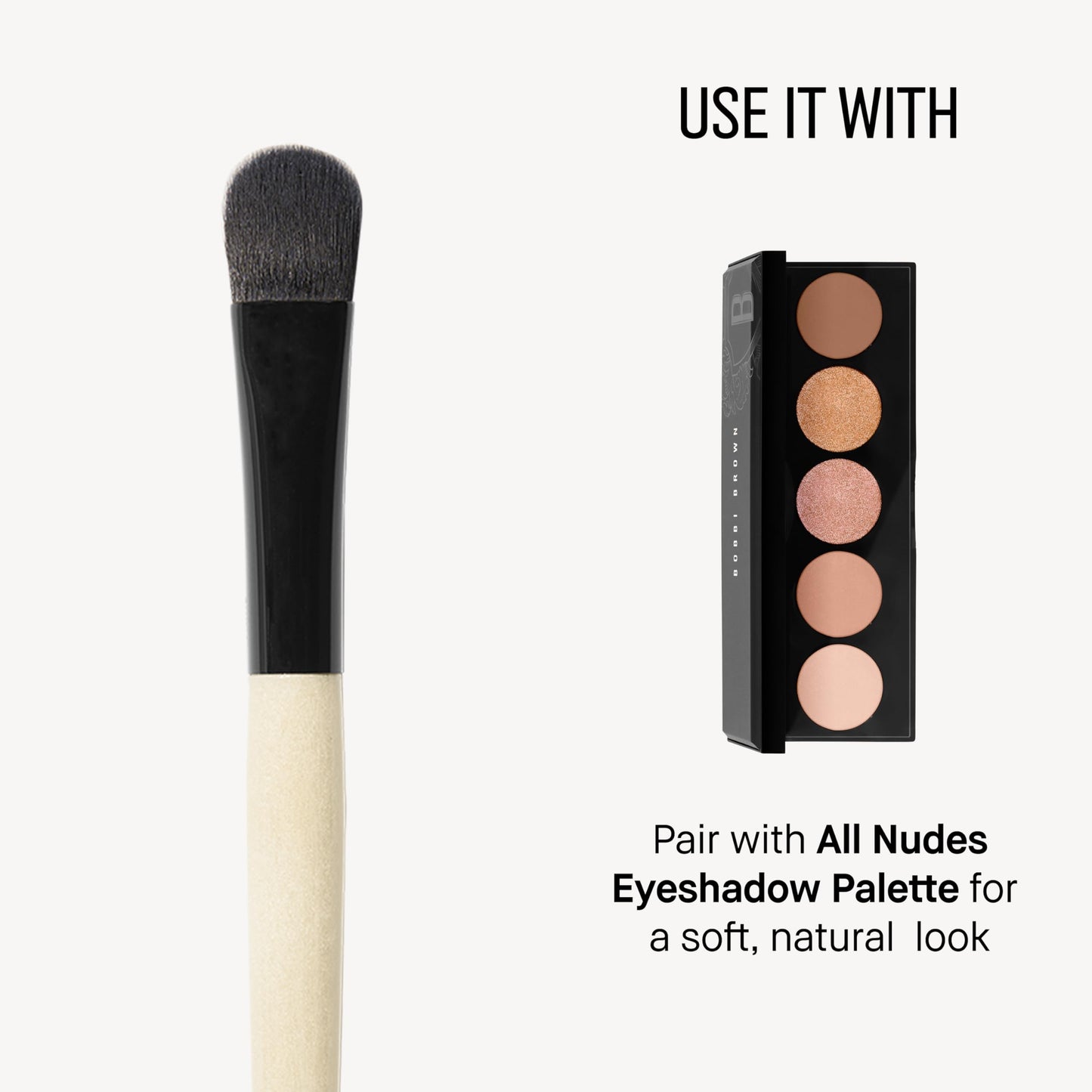 Bobbi Brown Eye Sweep Brush | All-Purpose Eyeshadow Makeup Brush for Blending & High-Impact Smokey Eyes Beauty & Personal Care Bobbi Brown