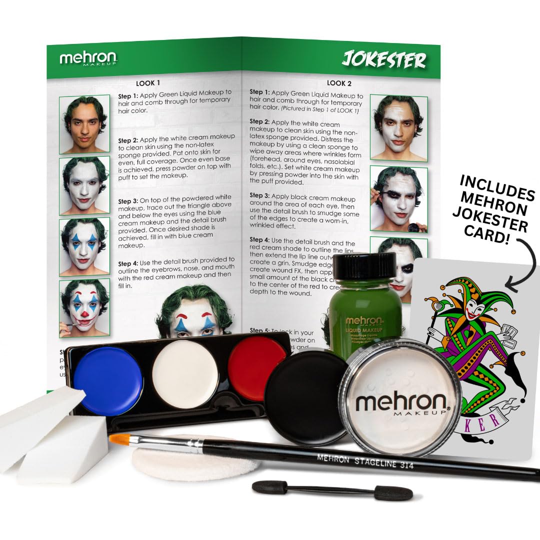 Mehron Makeup Professional Character Kits (Jokester)