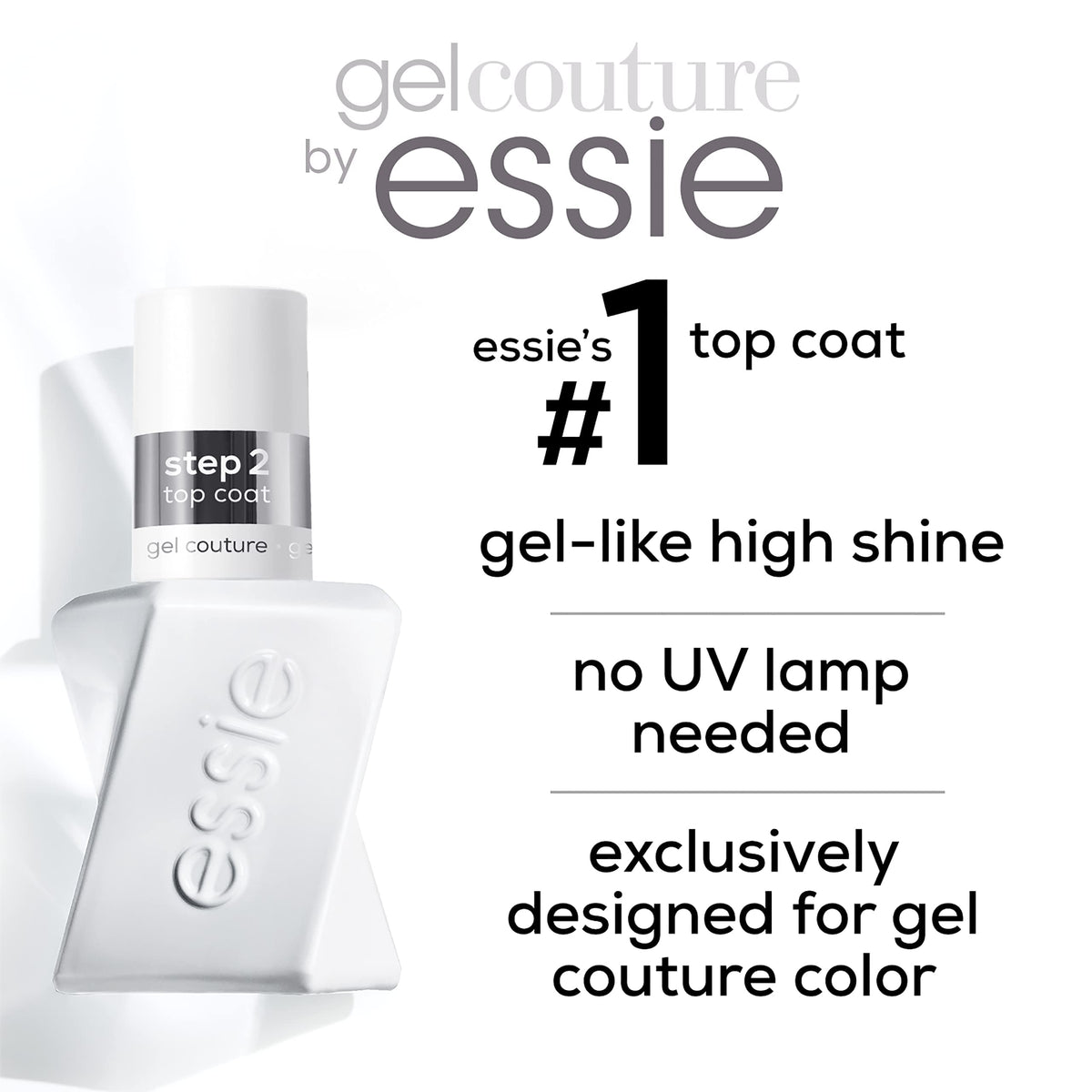 Essie Gel Couture Long-Lasting Nail Polish, 8-Free Vegan, Deep Red, Spiked With Style, 0.46 fl oz Beauty & Personal Care essie