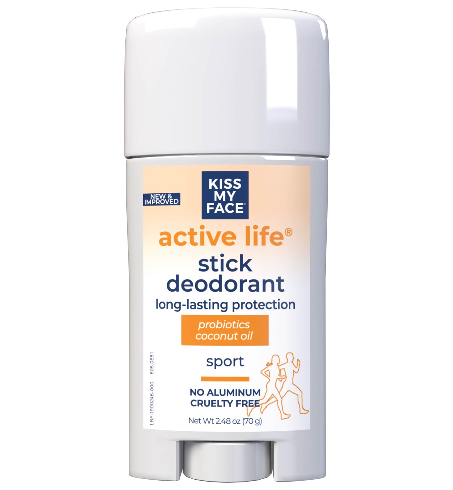 Kiss My Face Active Life Sport Deodorant, Aluminum Free Deodorant For Women And Men, With Added Grapefruit Seed Extract, Rosemary And Sage, 2.48 Oz Beauty and Personal Care Kiss My Face