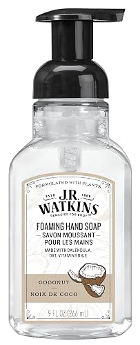 Hand Soap, Foaming, 9 fl oz, Coconut Coconut Beauty & Personal Care J.R. Watkins