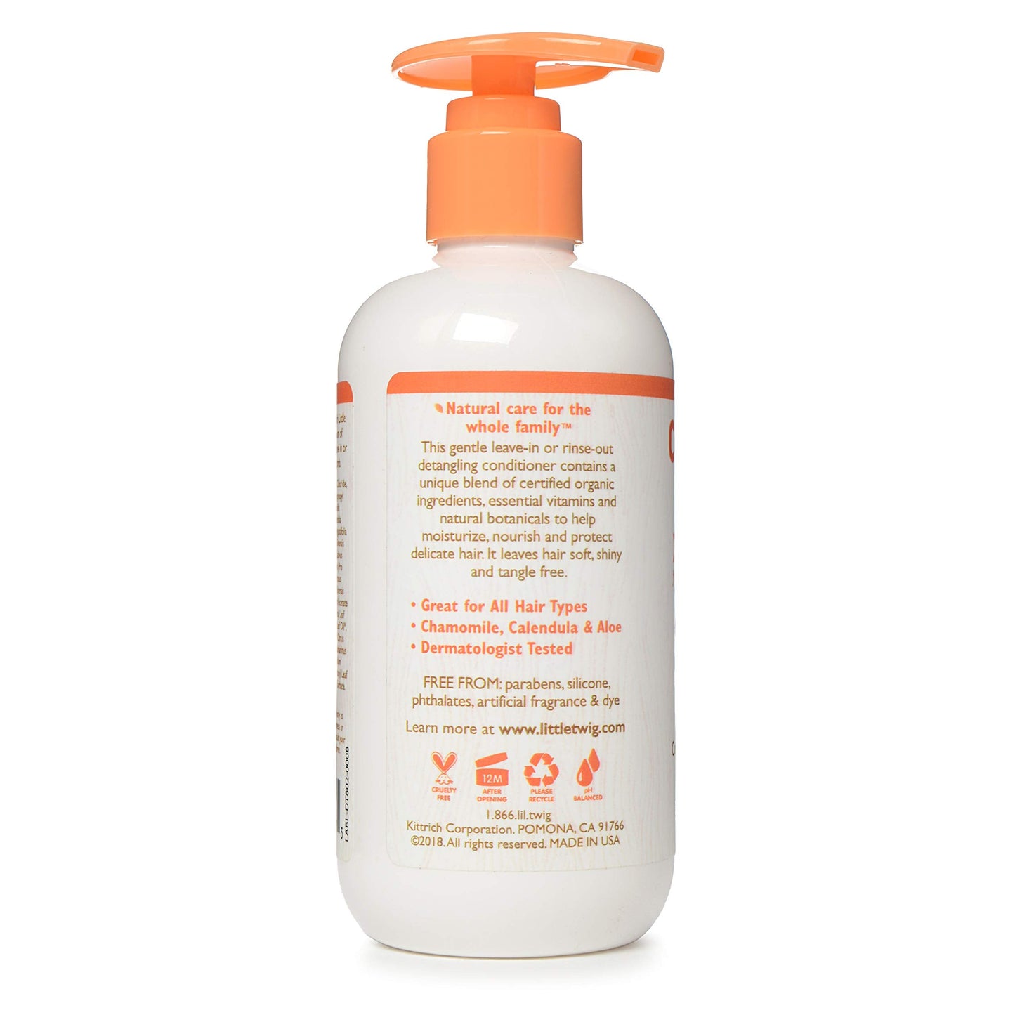 Little Twig Conditioner, Natural Plant Derived Formula, Tangerine, 8.5 fl oz. Beauty & Personal Care Little Twig