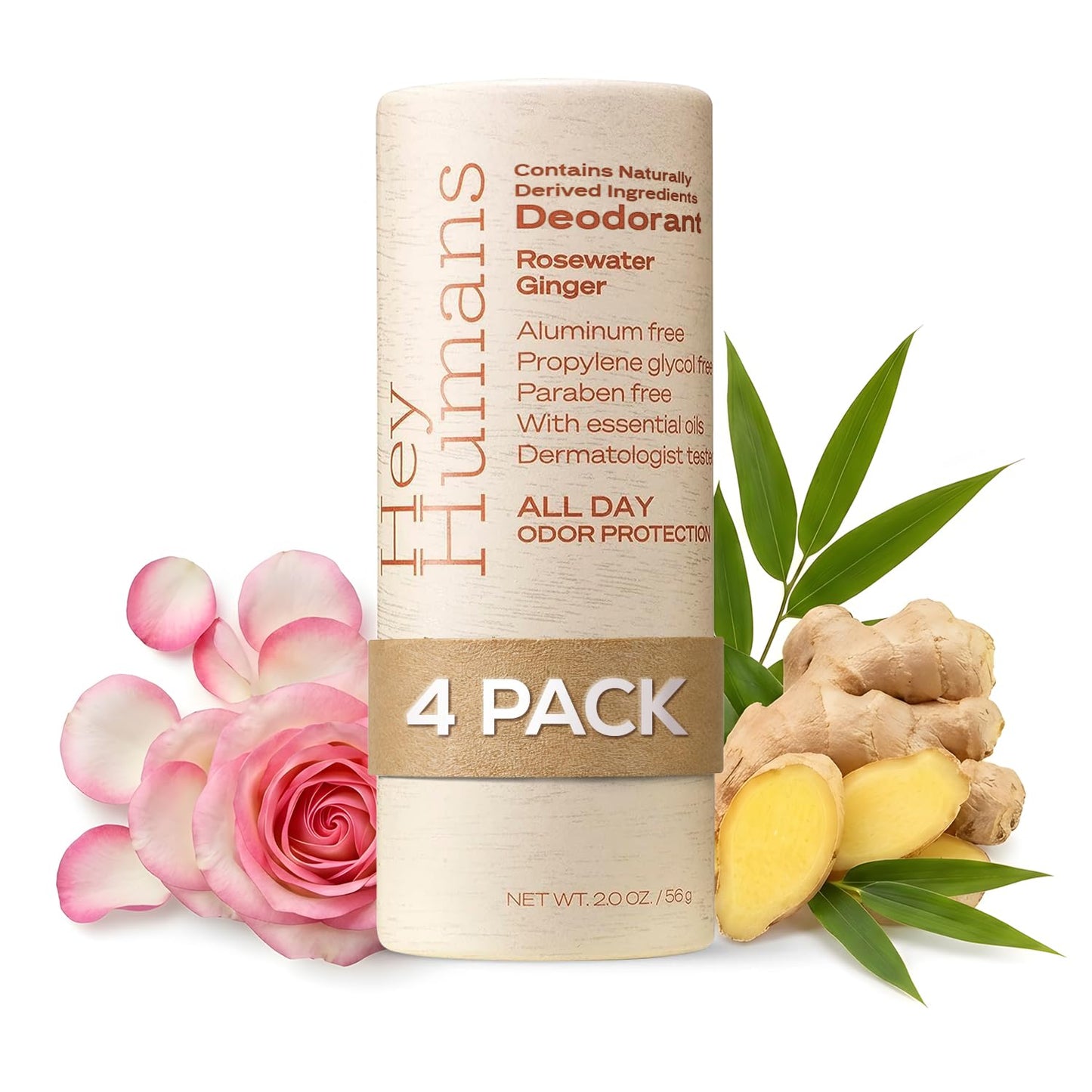 Hey Humans Deodorant, Aluminum Free Deodorant for Women and Men, Contains Naturally Derived Ingredients, All Day Odor Control, Refreshing Essential Beauty and Personal Care HEY HUMANS
