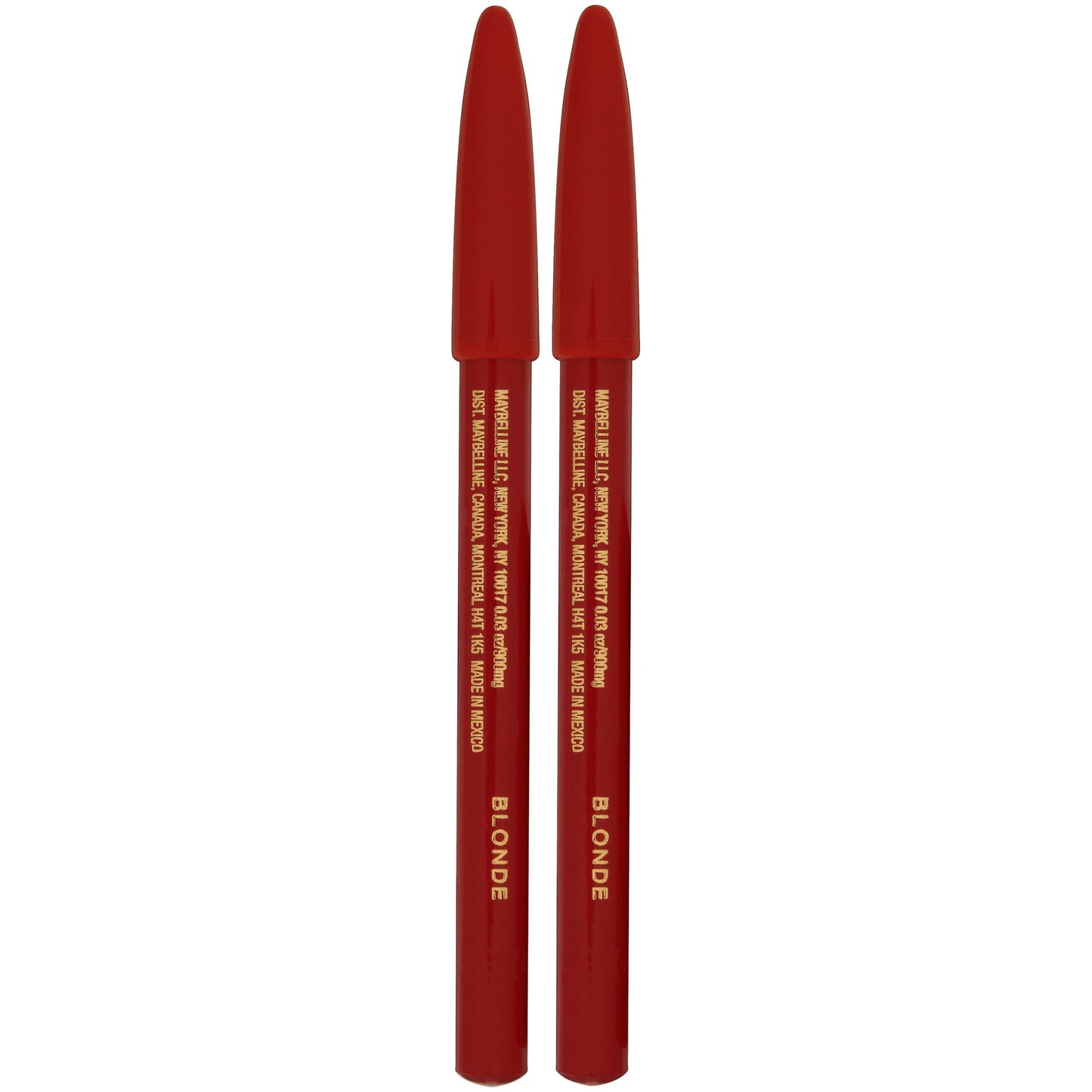 Maybelline New York Makeup Expert Wear Twin Eyebrow Pencils and Eyeliner Pencils, Blonde Shade, 0.06 Ounce, 2 Count (Pack of 1) Beauty & Personal Care MAYBELLINE