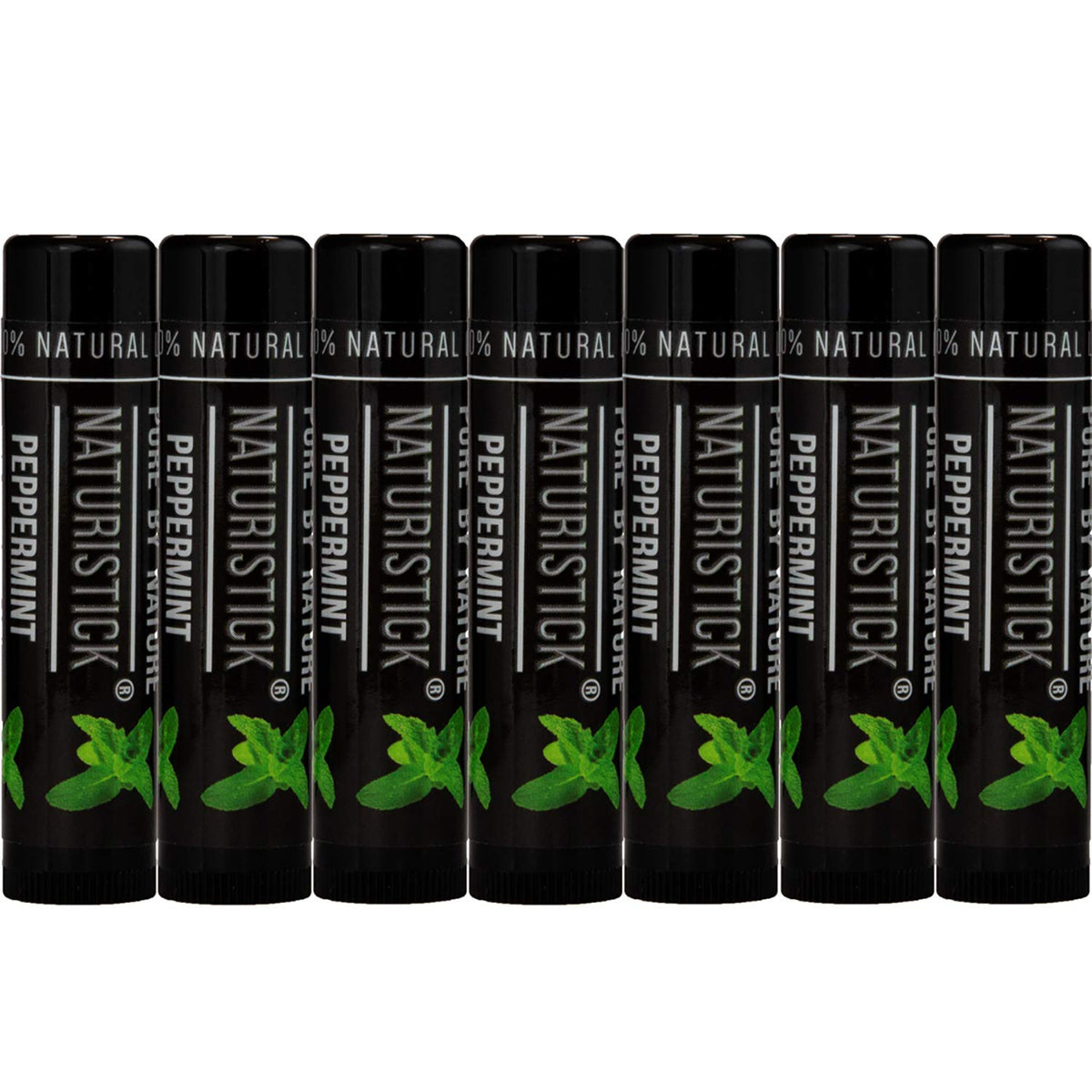 7-Pack Premium Beeswax Lip Balm by Naturistick | Chemical-Free, 100% Natural Chapstick for Dry, Chapped Lips | Made with Coconut Oil, Shea Butter Beauty & Personal Care Naturistick