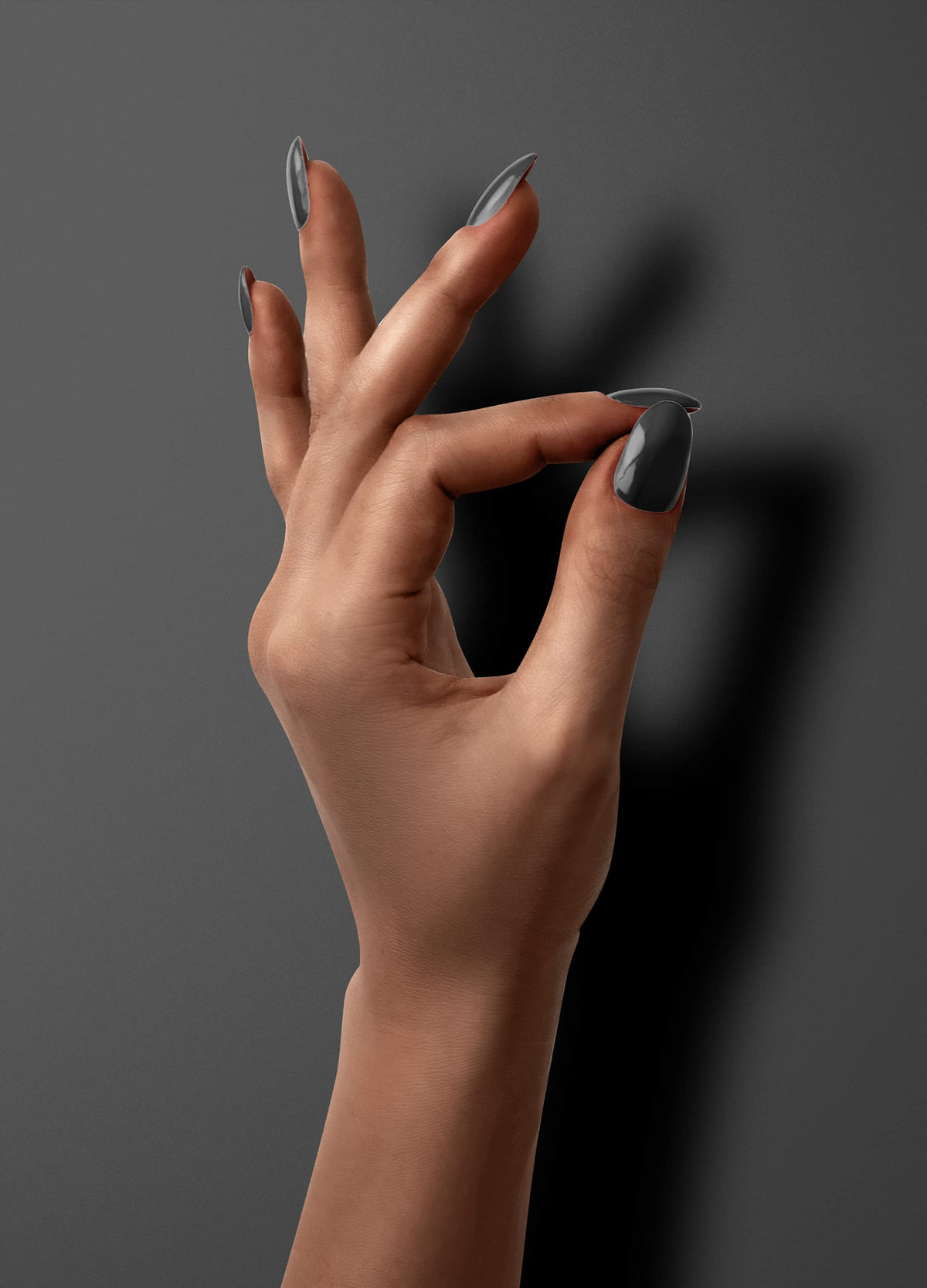 LeChat - Perfect Match Gel Polish - Black Velvet -Black with Cream Finish - (0.5 Ounce) - Easy Application - Soak Off Formula