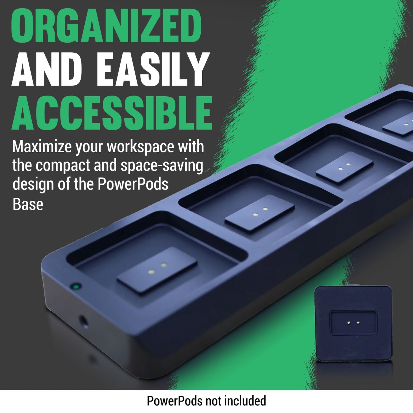 Tomb 45 Power Pods Base - Charging Base for Barber Accessories - Wireless Charging Station for Hair Clippers Beauty and Personal Care Tomb 45