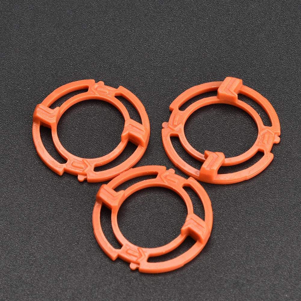 Maxmartt 3 Pcs Blade Retaining Ring Men's Shaver Razor Lock Ring Retaining Ring Orange Blade Retaining Plate Holder Compatible for Norelco Series 7000 Beauty and Personal Care Maxmartt