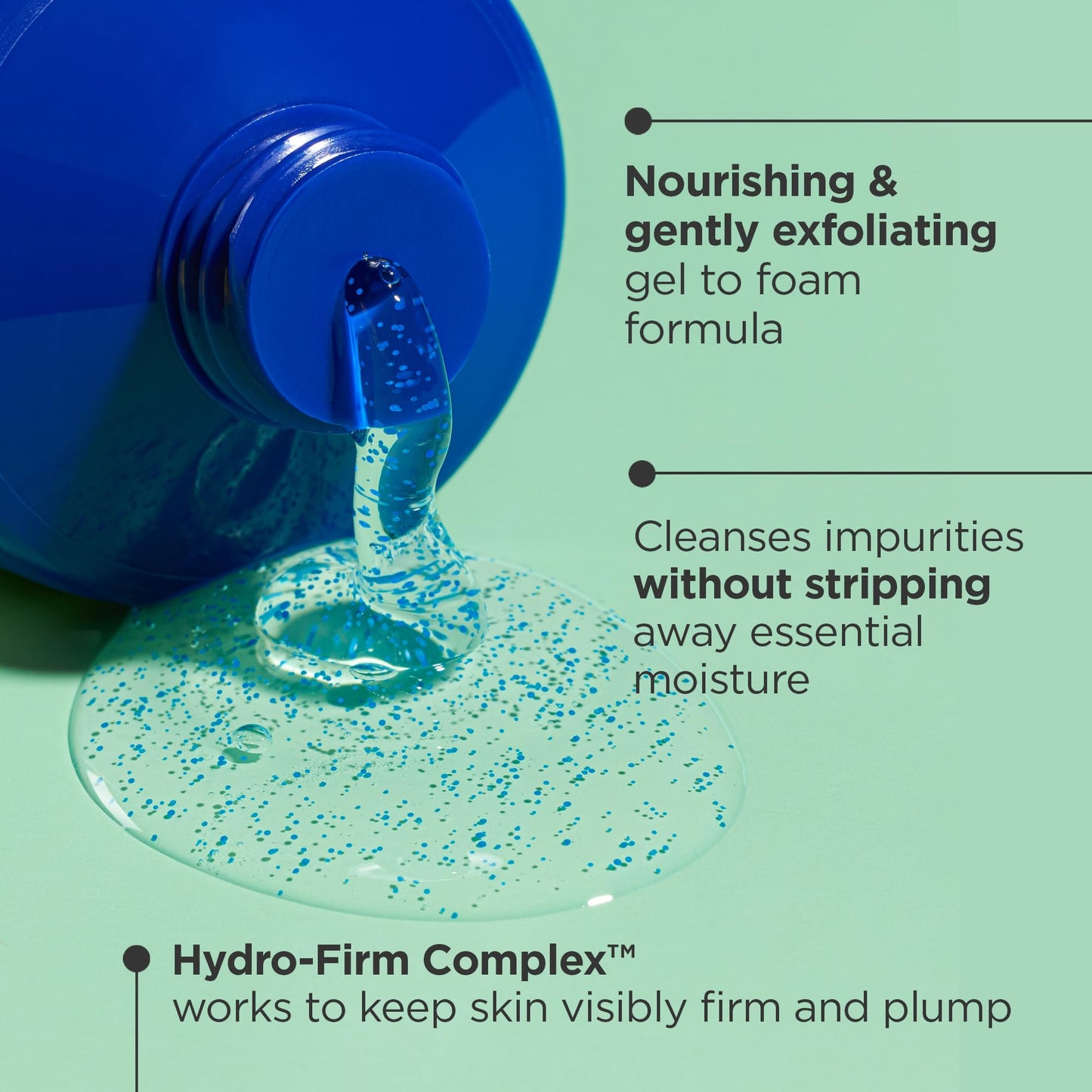 Andalou Naturals Body Wash, Deep Hydration Shower Gel, Ultra-Nourishing Skin Care for Dry Skin with Hyaluronic Acid & Ceramides, Gentle Exfoliating Beauty & Personal Care Andalou Naturals