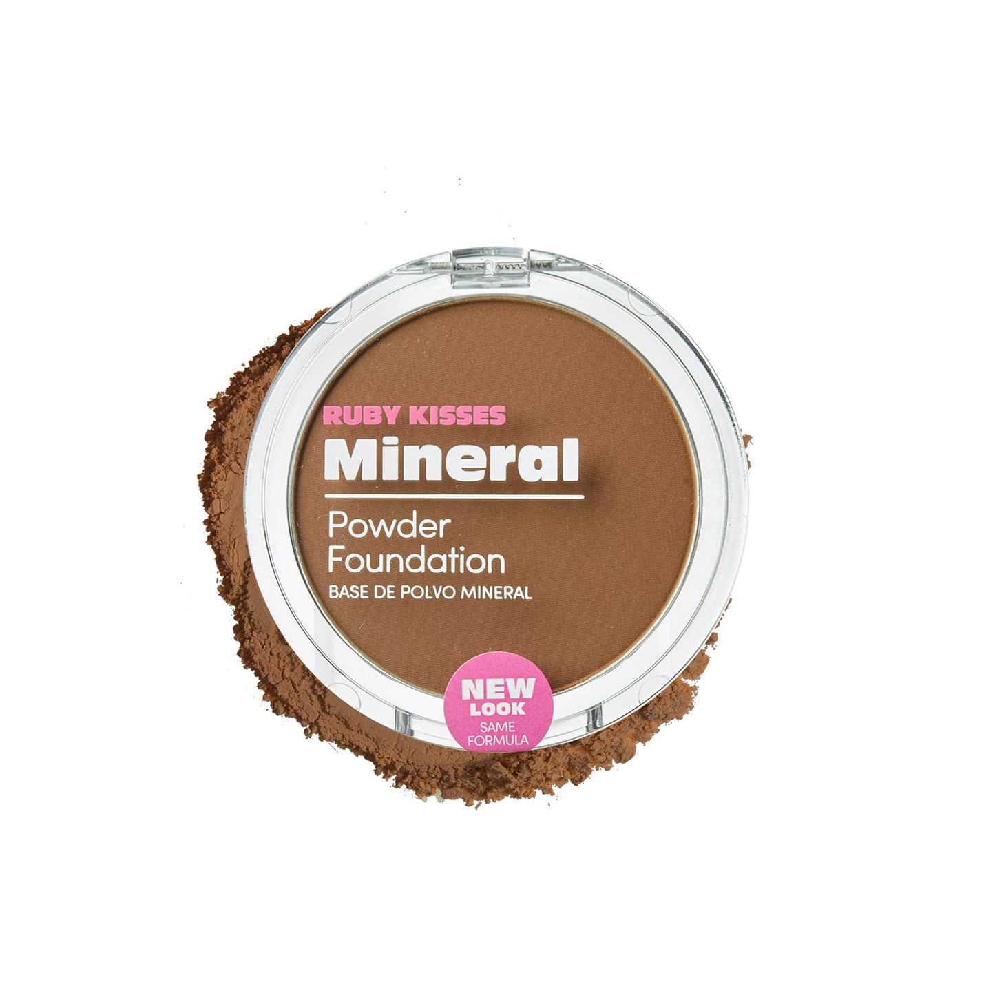 Ruby Kisses Mineral Pressed Powder Foundation, Medium to Full Coverage Natural Finish 0.35 Ounce (Honey Brown) Beauty & Personal Care Ruby Kisses