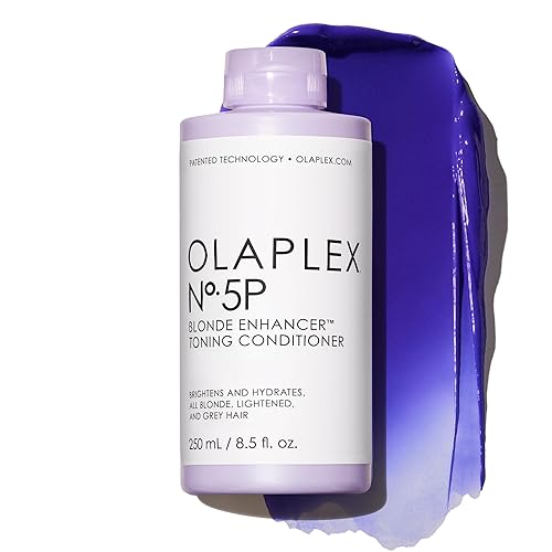 Olaplex Nº.5P Blonde Enhancer Purple Toning Conditioner: Neutralizes Brassiness & Strengthen | Repairs Damages & Hydrates Hair | For Coily, Curly Beauty & Personal Care Olaplex