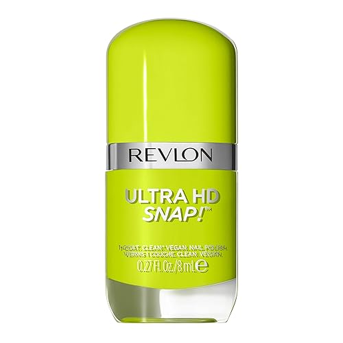 REVLON Ultra HD Snap Nail Color, Natural Rich Glossy Polish, 100% Vegan Formula, No Base or Top Coat Needed, 003 Bright Side, 0.27 fl oz Beauty & Personal Care REVLON