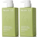MEDIX 5.5 Coconut Oil Lotion W/ Manuka Honey Cream Skin Care Face Moisturizer & Body Cream | Firming Coconut Oil For Skin Minimizes Look Of Dry Skin Beauty & Personal Care Medix 5.5