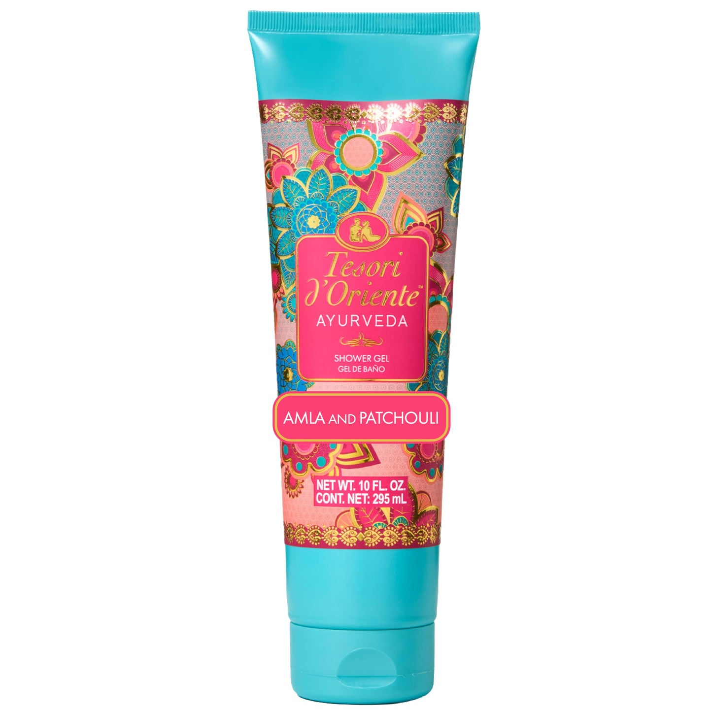 Tesori d’Oriente Ayurveda Shower Gel, 2.53 fl oz Travel Size, Gentle, Hydrating Body Wash with Amla Oil & Vitamin-E, Warm Aromatic Patchouli Scent, No Beauty & Personal Care Tesori d'Oriente