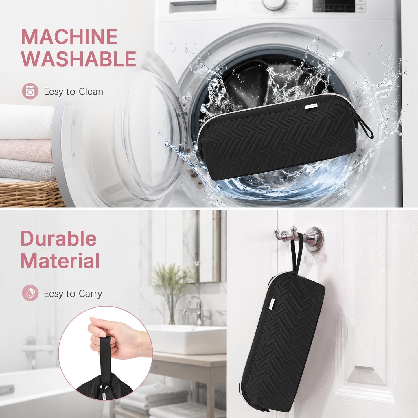 Leudes Hair Tools Travel Bag for Shark Flexstyle Carrying Case Portable Shark Hair Air Wrap Dryer Case Waterproof Dustproof Flat Curling Iron Travel Beauty and Personal Care Leudes