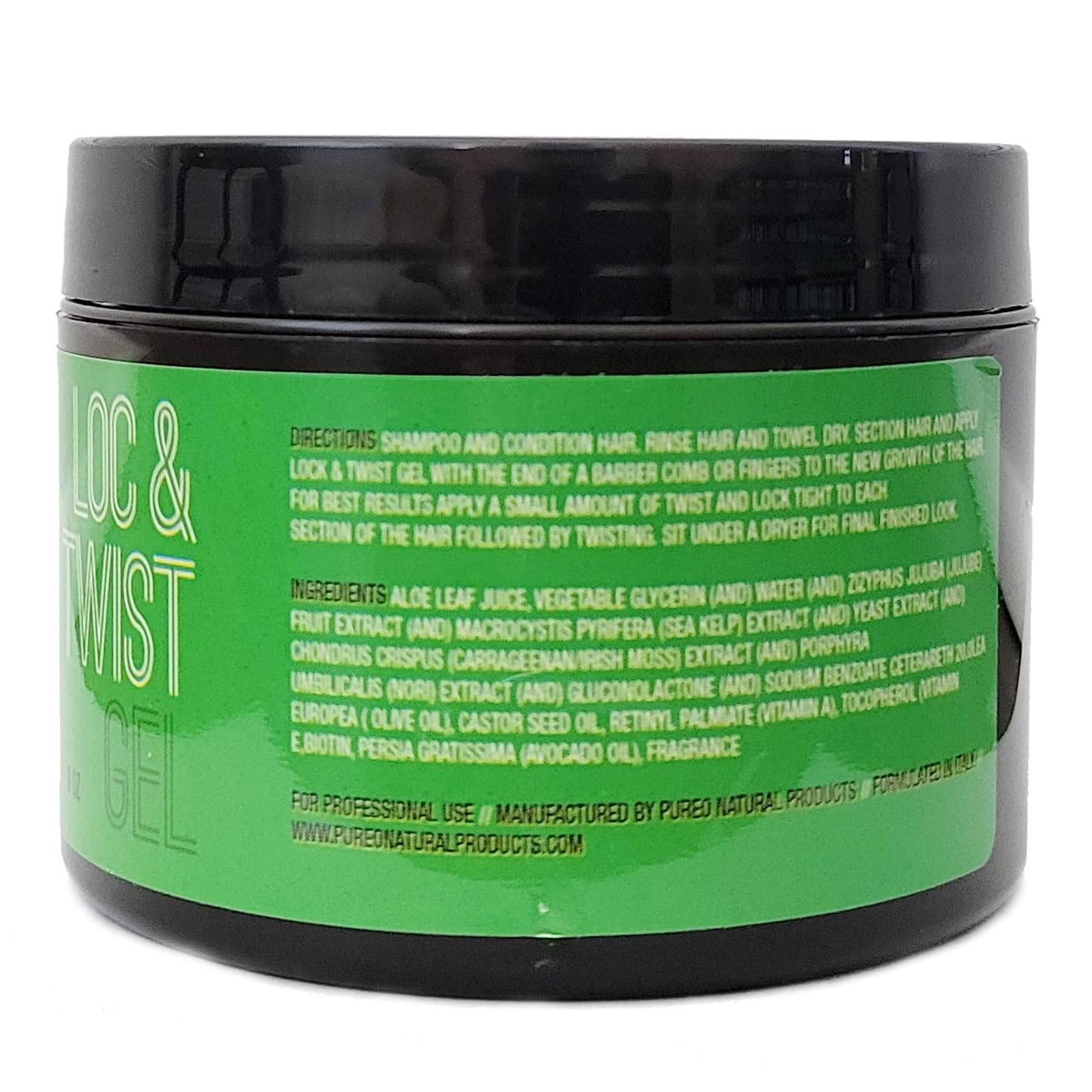 Pure O Hair Solution Product Lock & Twist Gel 8 Oz (Pack of 1) Beauty & Personal Care Pure O