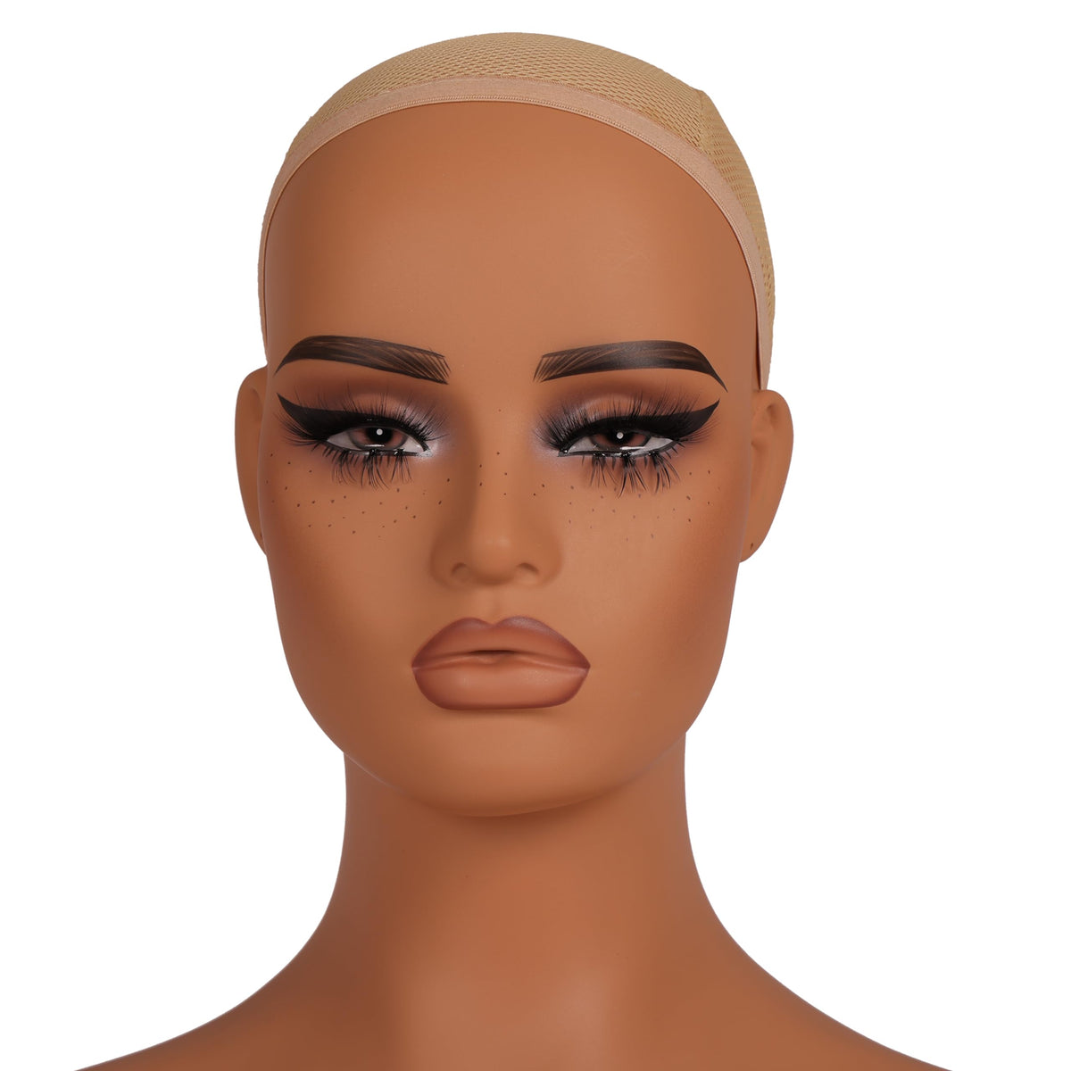 L7 MANNEQUIN European American Femlae Model Head Display Props Mannequin Head with Shoulders Bust (DC TH MAZI)