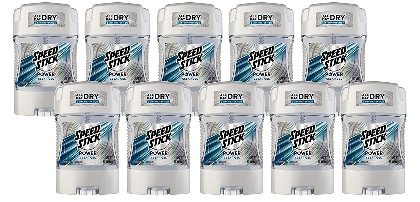 Speed Stick Anti-Perspirant Deodorant Power Gel, 3 Ounce (Pack of 10) Beauty and Personal Care Speed Stick