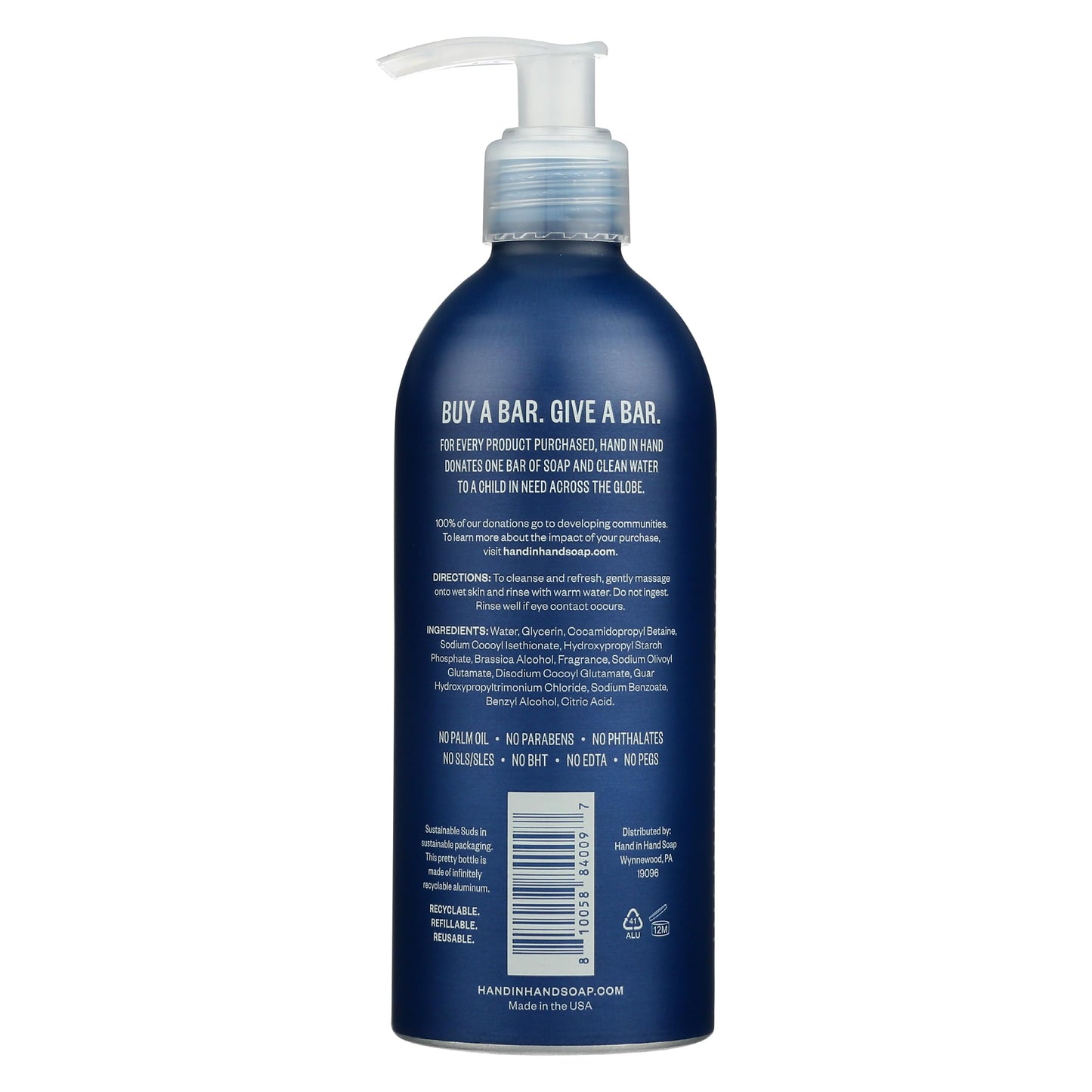 Hand In Hand, Body Wash Sweetgrass, 10 Fl Oz Beauty & Personal Care Hand in Hand