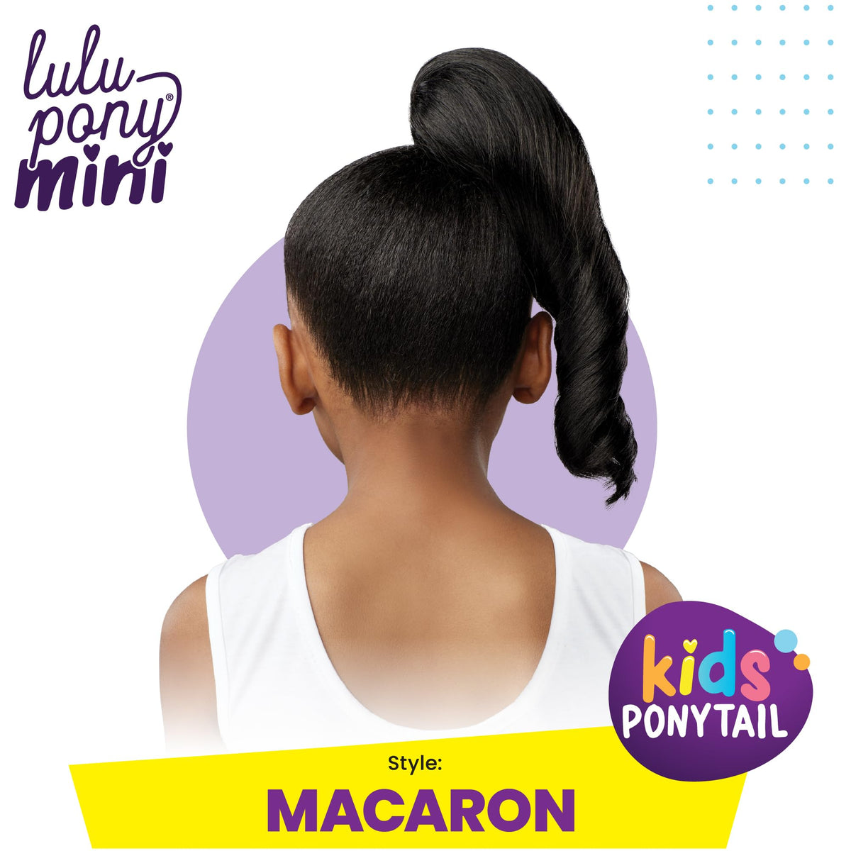 Sensationnel Lulupony Mini-Macaron,4 MEDBROWN