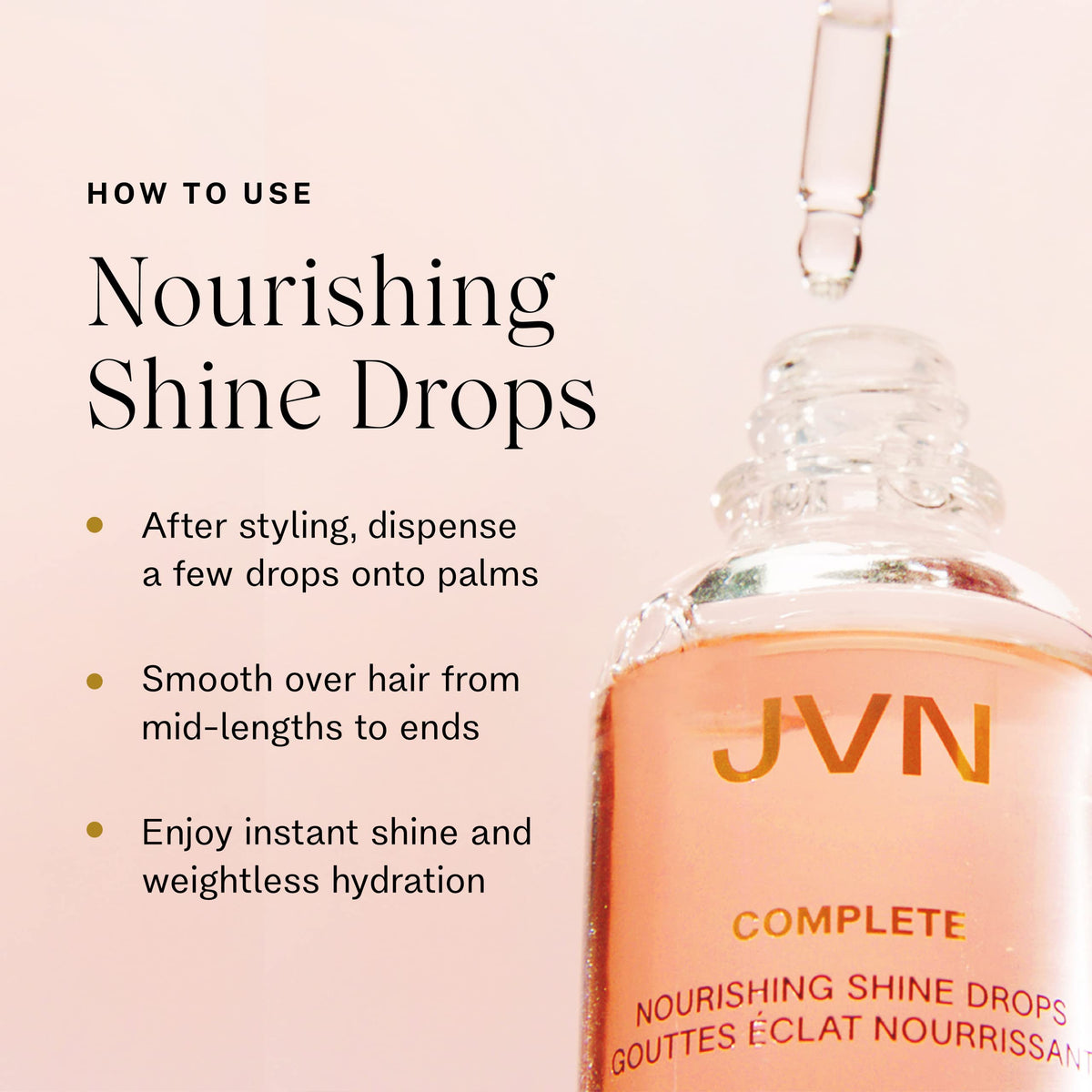 JVN Complete Nourishing Shine Drops, 1.7 Fl Oz