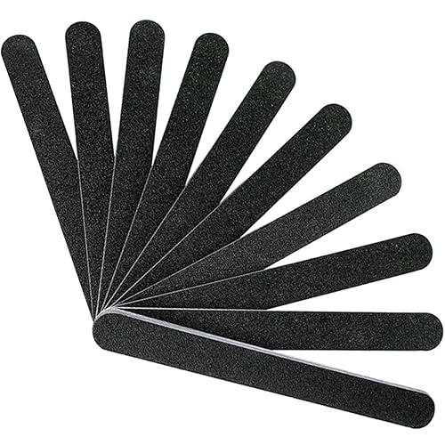 Karlash 10 PCS Professional Double Sided Nail Files Emery Board Grit Black Gel Cosmetic Manicure Pedicure Beauty & Personal Care Karlash
