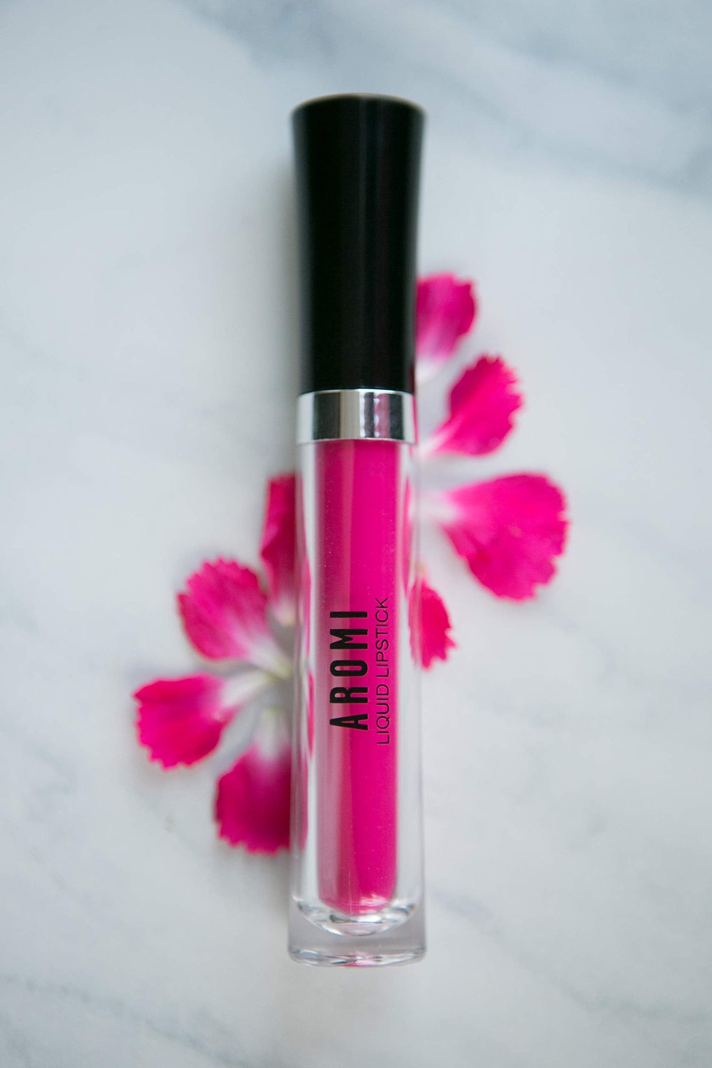 Aromi Neon Magenta Liquid Lipstick | Bright, Hot Pink Lip Color for Women, Vegan, Long-lasting, Long Wear (Electric Orchid) Beauty & Personal Care Aromi