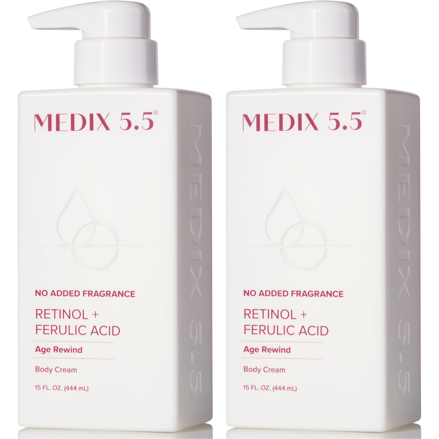 MEDIX Fragrance Free Retinol Face Moisturizer & Body Lotion Crepey Skin Care Treatment | Anti Aging Firming Retinol Cream For Face Targets Loose Crepe Beauty & Personal Care Medix 5.5