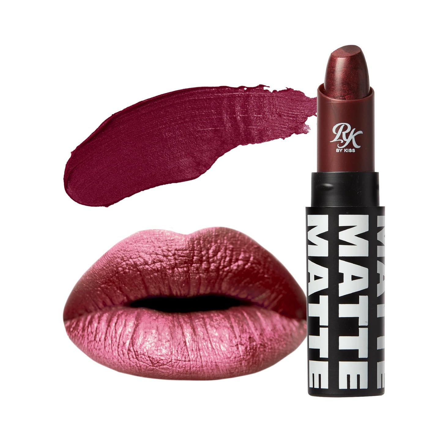 Ruby Kisses Lipstick, Matte Finish, Long-Lasting, Highly Pigmented, Smooth Apply, Full Coverage Lip Color Makeup (Mulberry) Beauty & Personal Care Ruby Kisses