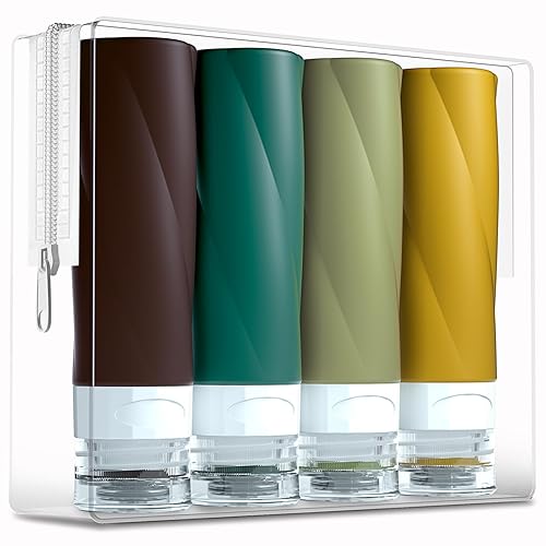 Gemice Travel Bottles for Toiletries, 3oz Tsa Approved Travel Size Containers BPA Free Leak Proof Travel Tubes Refillable Liquid Travel Accessories Beauty & Personal Care Gemice