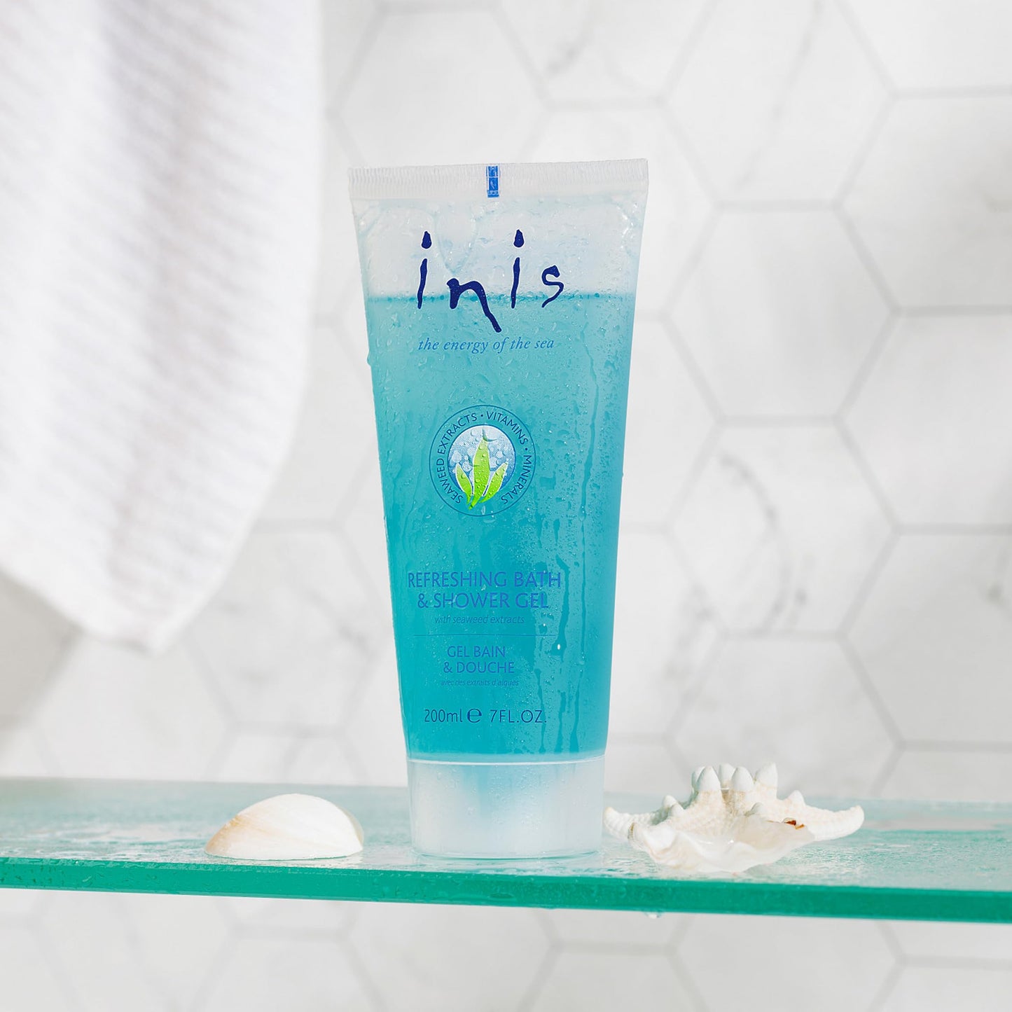 Inis the Energy of the Sea - Refreshing Bath and Shower Gel, Body Wash for Women and Men, Sulfate Free Body Wash with Seaweed and Sea Minerals, Clean Beauty & Personal Care Inis the Energy of the Sea