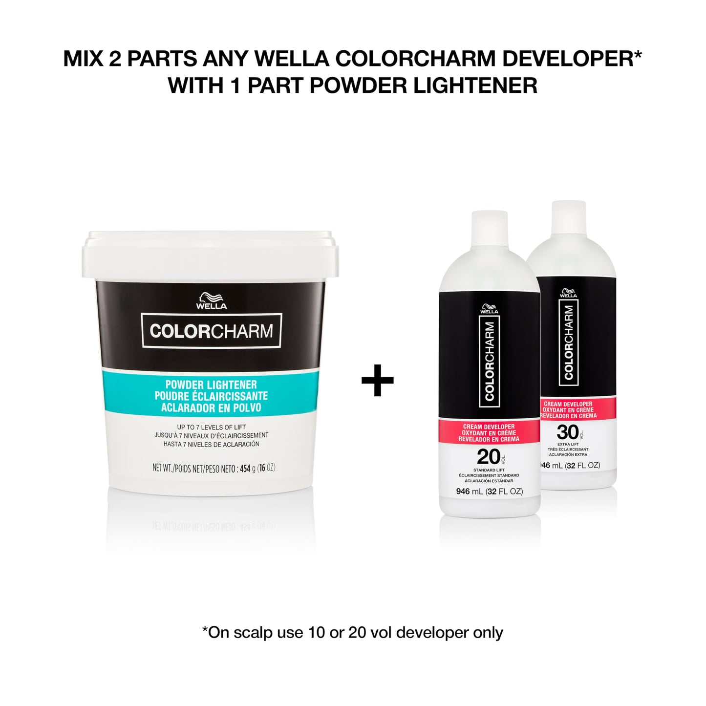 COLORCHARM Cream Hair Color Developer | 30 Volume | For Optimal Gray Blending and Rich Multi-Dimensional End Results | 32 Fl Oz Beauty and Personal Care COLORCHARM