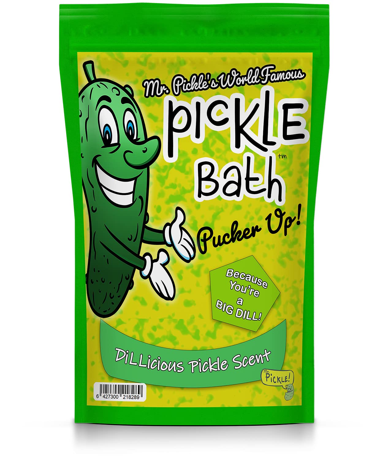 Mr Pickle’s Pickle Bath Salts - Premium Dill Pickle Scented Bath Soak for Kids - Shower Gift for Pickle Lovers, Funny Stocking Stuffers and Gift Beauty and Personal Care Gears Out