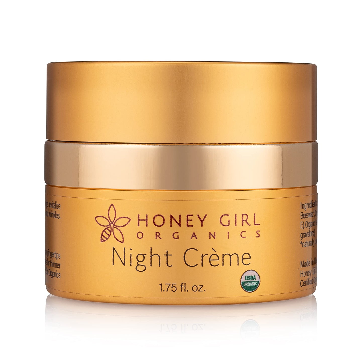 Honey Girl Organics Night Creme, 1.75 Fluid Ounce Beauty & Personal Care Honey Girl Organics