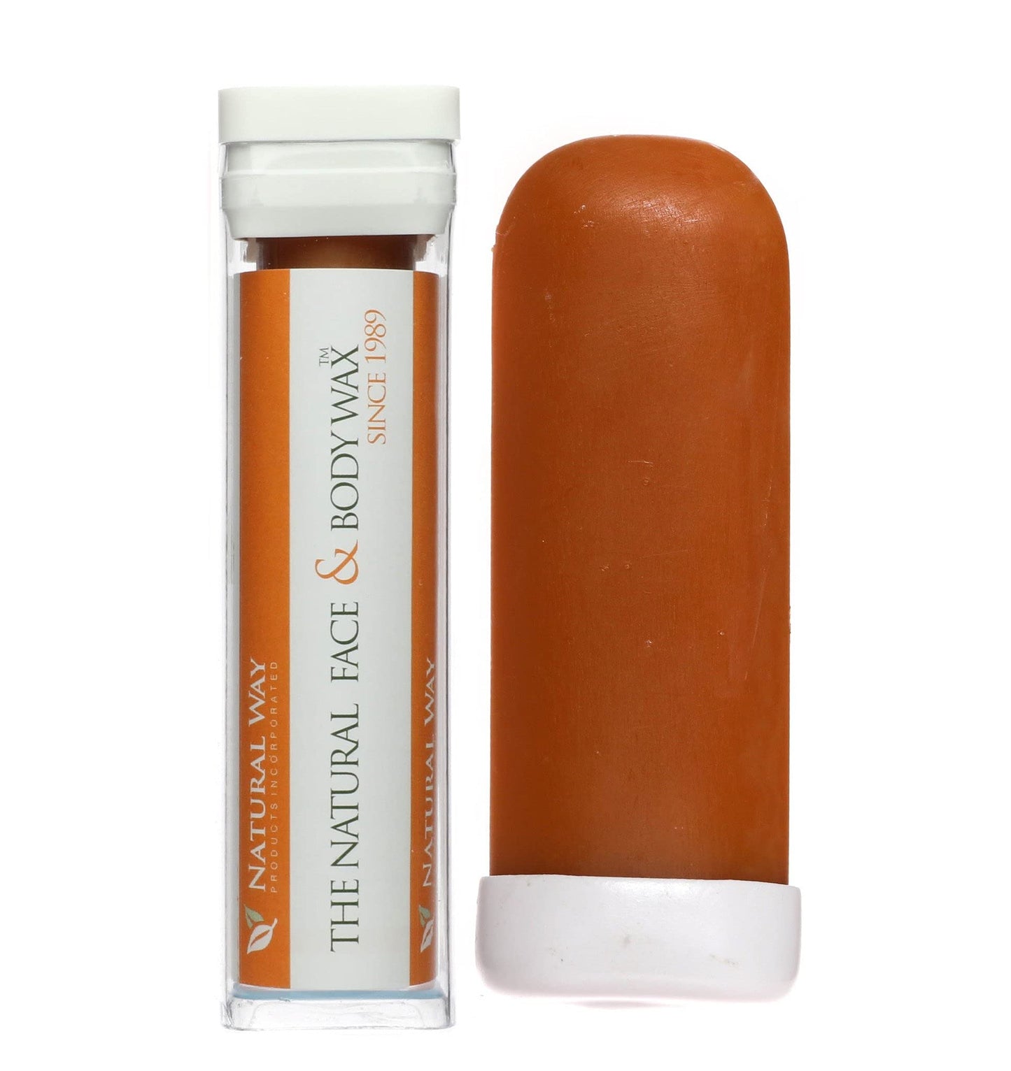 Natural Way Hard Wax: Face & Body Waxing - Orange Formula Body Stick, For normal to dry skin Beauty and Personal Care Natural Way