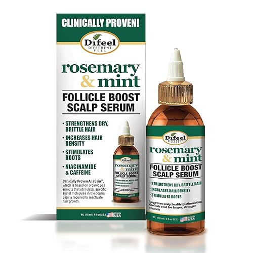 Difeel Rosemary & Mint Follicle Boost Scalp Serum 4 oz. Beauty & Personal Care Difeel