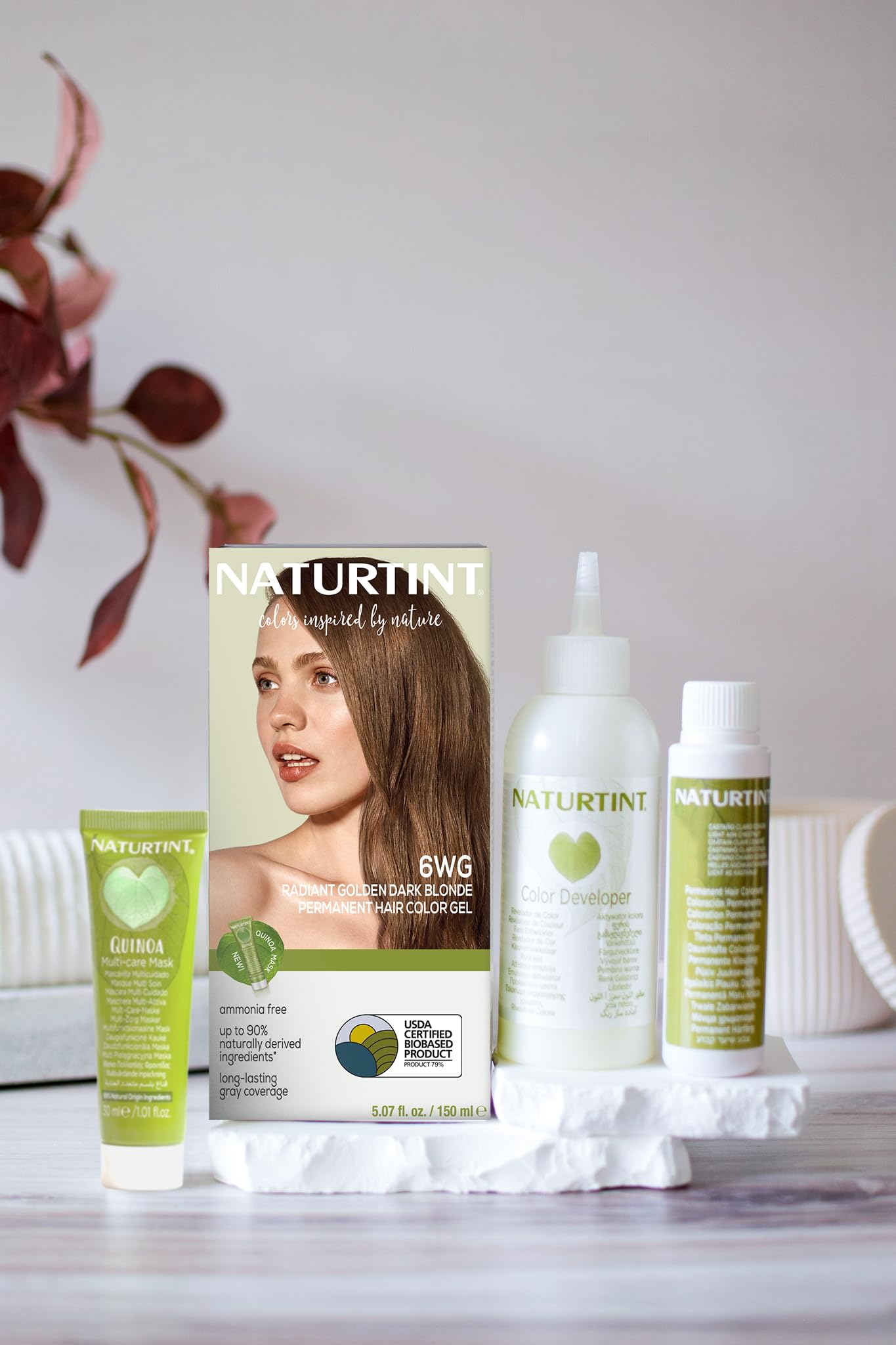 Naturtint 6WG Radiant Golden Dark Blonde Permanent Hair Color (Pack of 1), Ammonia Free, Vegan, Cruelty Free, up to 100% Gray Coverage, Long Lasting Beauty & Personal Care Naturtint
