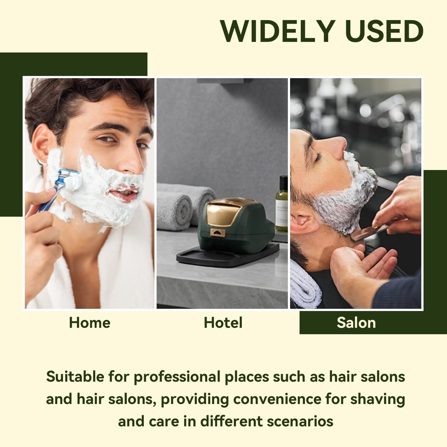 Electric Hot Lather Machine, Professional Large Capacity Shaving Cream Warmer Barber Shaving Cream Dispenser Shop Accessories for Home Salon Barber Beauty and Personal Care Gsycle