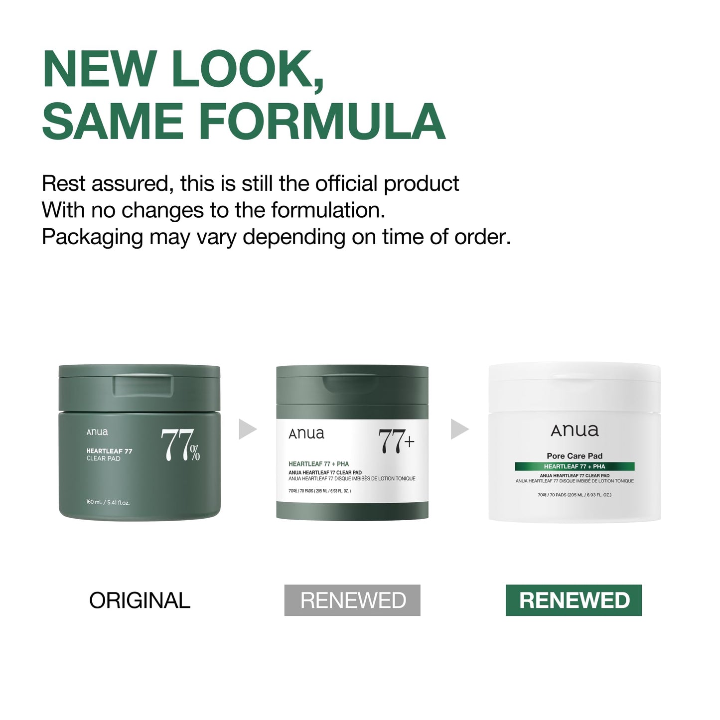 ANUA Heartleaf 77 Toner Pad 70 Sheets, PHA Dead Skin Care Low pH with Korean toner pads, Daily exfoliating, Quick & Easy Facial Mask With Hearleaf Beauty & Personal Care ANUA