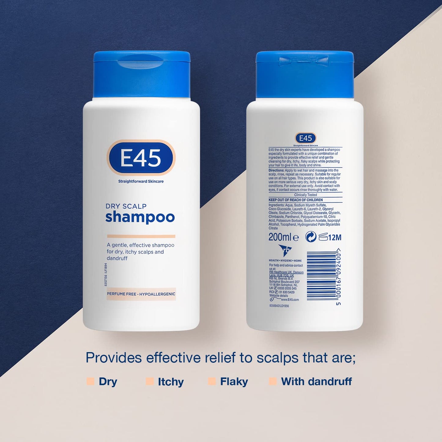 E45 200ml Dermatological Dry Scalp Shampoo Beauty & Personal Care E45