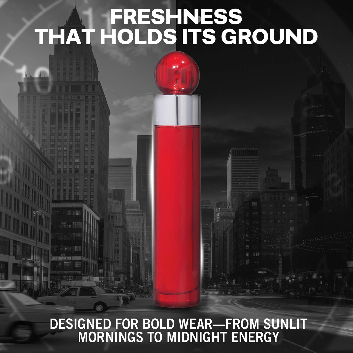 Perry Ellis 360° Red Eau De Toilette Spray for Men - Mens Cologne, Long Lasting Perfume, EDT, Fragrance with Notes of Clove, Cinnamon & Patchouli Beauty & Personal Care Perry Ellis