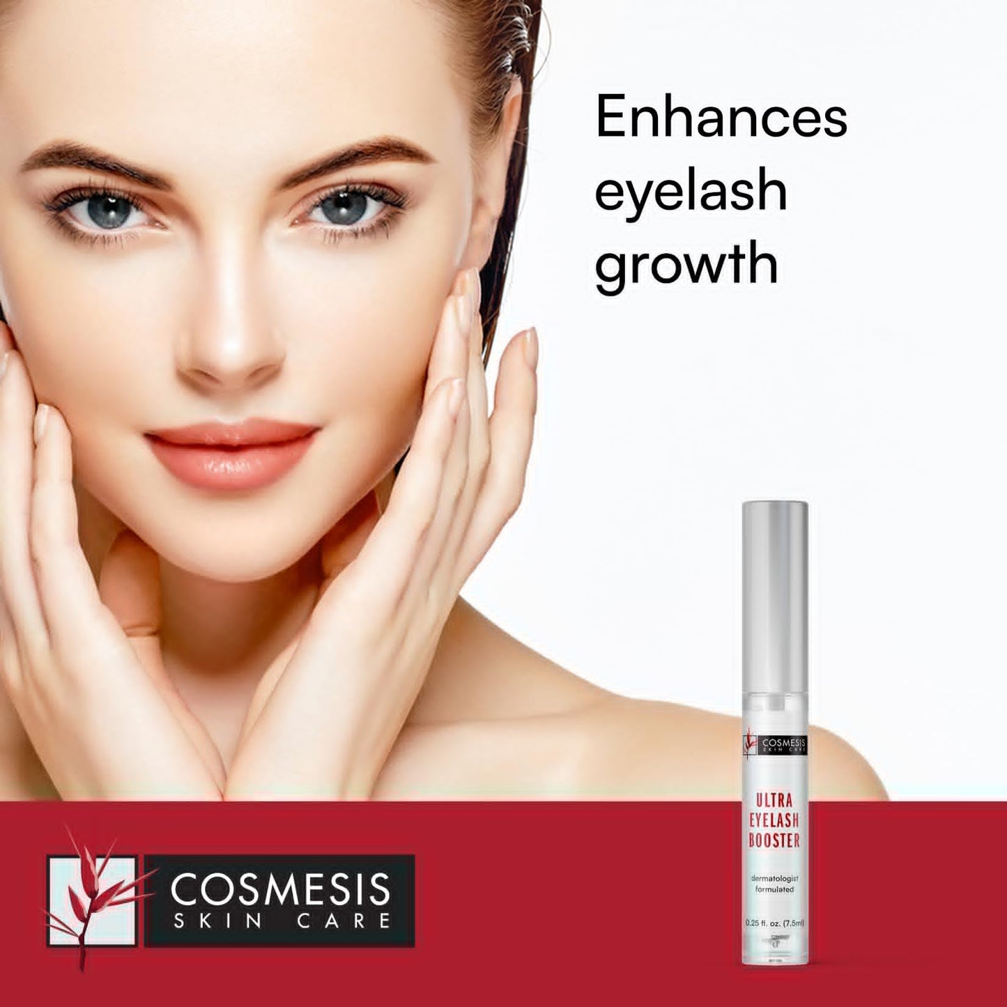 Ultra Eyelash Booster: Stimulates Growth & Thickness | Natural Peptides & Plant Stem Cells | 72% Increase in 6 Weeks | 0.25 oz Beauty & Personal Care Cosmesis Skin Care
