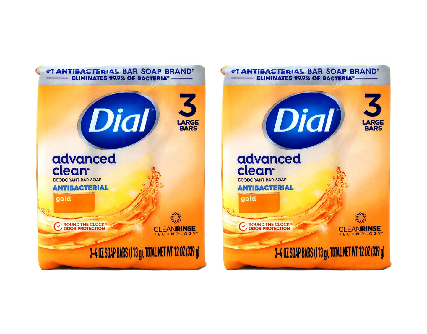 Dial Antibacterial Deodorant Bar Soap, Gold, Moisture Balance - 4 Ounce, 3 Bars (2 Pack) Beauty & Personal Care Dial