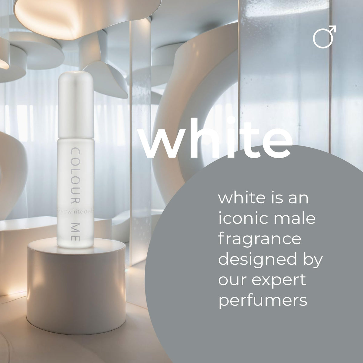 Colour Me Homme White by Milton-Lloyd for Men - 1.7 oz EDT Spray Beauty & Personal Care COLOUR ME