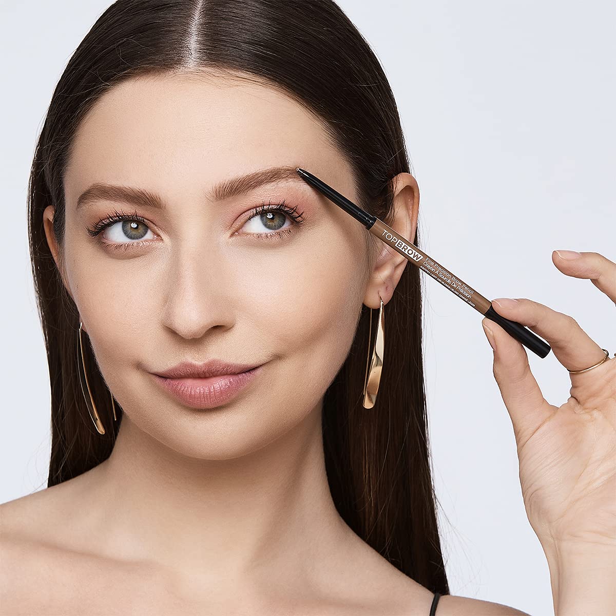 Kiss New York Professional Brow Pencil with Spoolie Brush, Ultra-Fine Precision Point Eyebrow Pencil, Dual-Sided Precise, Slim Definer, Fills Brows Beauty & Personal Care KISS NEW YORK