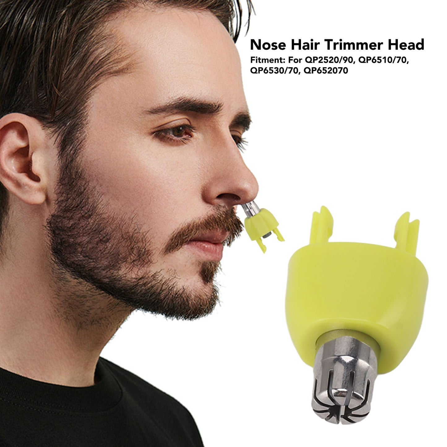 Nose Hair Trimmer Head Washable Ear Hair Clipper Replacement Head for QP2520/90 QP6510/70 QP6530/70 QP652070 Beauty and Personal Care Srliya