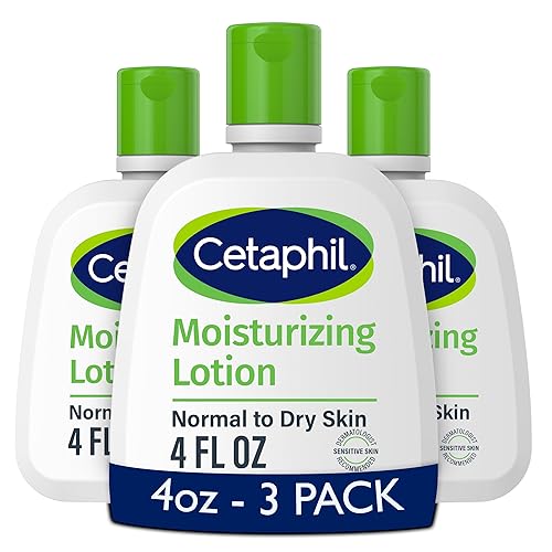 Cetaphil Face & Body Moisturizer, Hydrating Moisturizing Lotion for All Skin Types, Suitable for Sensitive Skin, NEW 4 oz Pack of 3, Fragrance Free Beauty & Personal Care Cetaphil