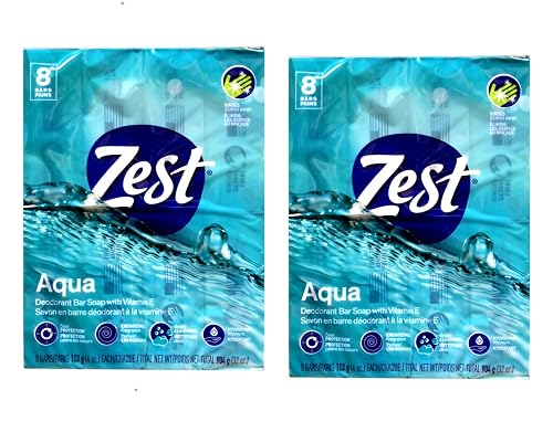 Zest Aqua Bar Soap 4 Ounce Bars, 16-Count Beauty & Personal Care Zest