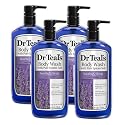 Dr Teal's Epsom Salt Body Wash 4-Pack (96 Fl Oz Total) Soothe & Sleep with Lavender Beauty & Personal Care Dr Teal's